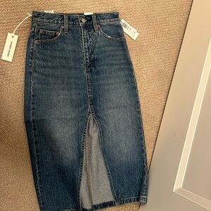 Denim skirt from aritzia with tags